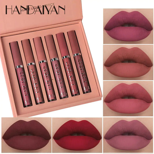 Labiales mate juego de 6 unidades